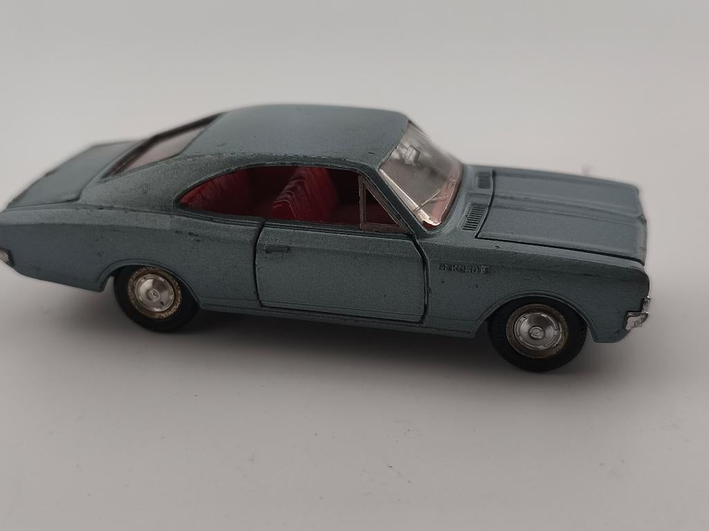 DINKY TOYS FRANKRIJK OPEL REKORD COUPE 1900 REF 1405, Ophalen of Verzenden, Gebruikt, Auto, Dinky Toys