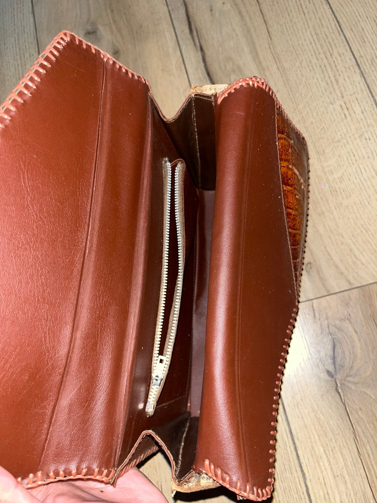 Mooie crocodile leather tas – topstaat, stijlvolle luxe, Ophalen