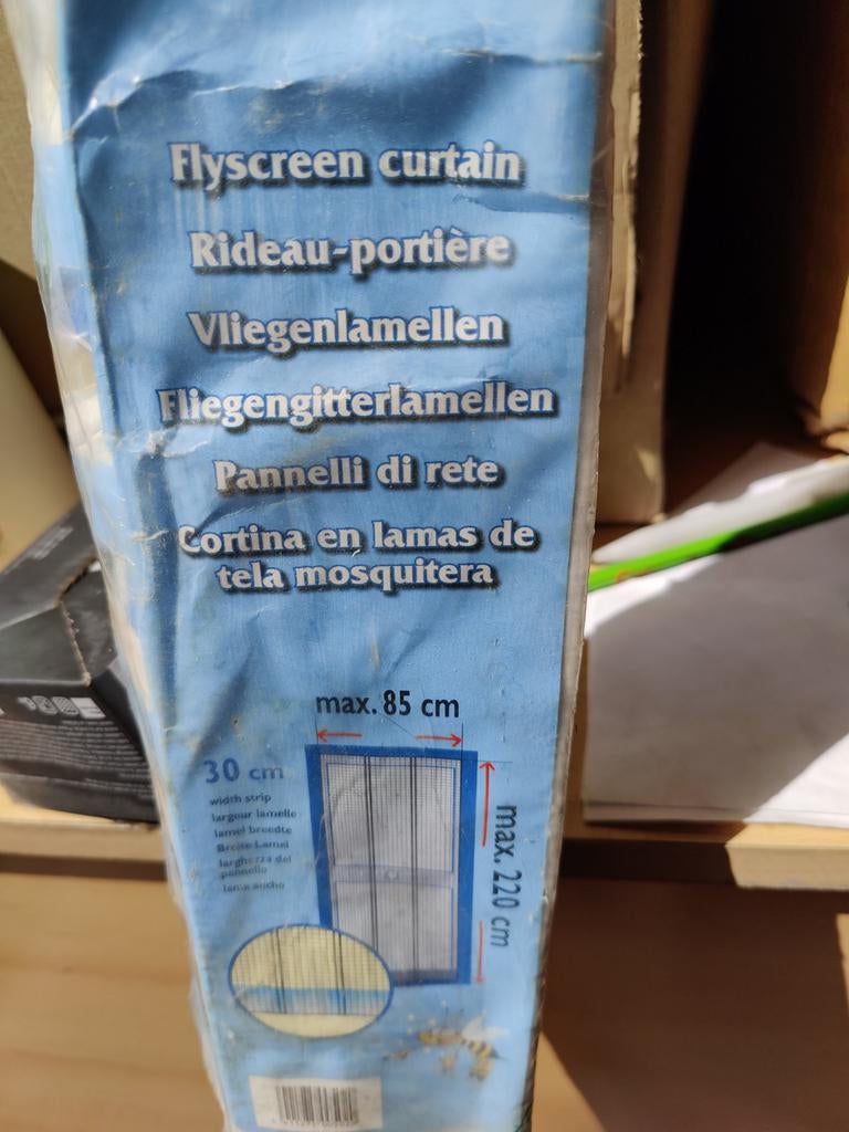 Vliegengordijn, Enlèvement ou Envoi