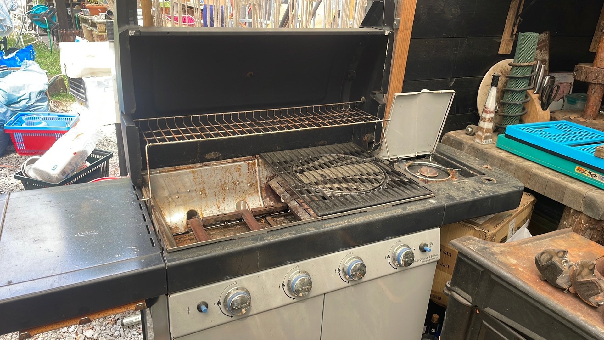 Campinggaz buiten keuken gratis, Tuin en Terras, Buitenkeukens, Ophalen, Zo goed als nieuw