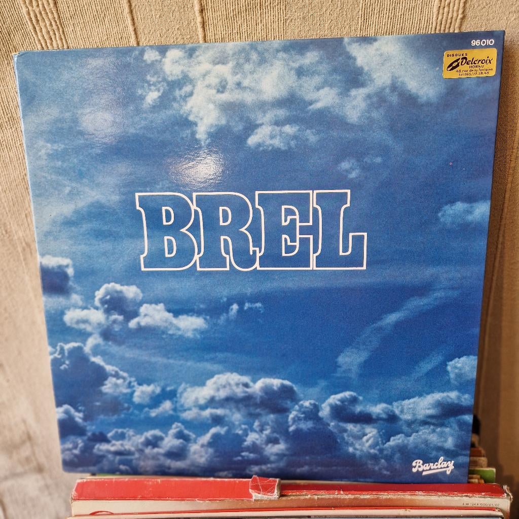 Vinyle disque 33T Brel bleu, CD & DVD, Vinyles | Compilations, 12 pouces, Enlèvement ou Envoi, Utilisé, Autres genres