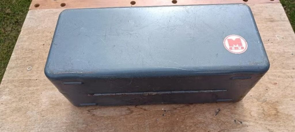 machine kist, Ophalen, Gebruikt