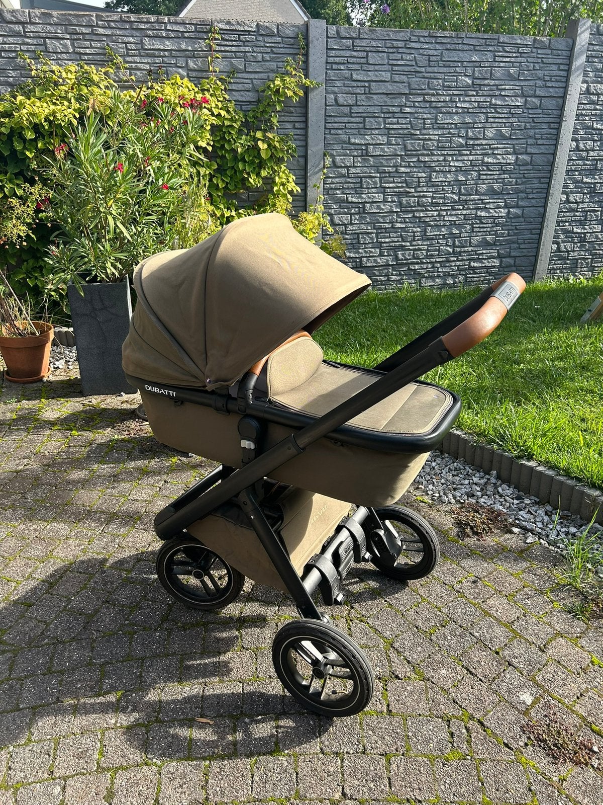 Dubatti E5 kinderwagen., Kinderen en Baby's, Ophalen, Gebruikt, Kinderwagen, Luchtbanden