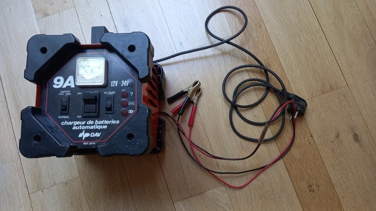 Batterijlader 12 volt en 24 volt, Ophalen