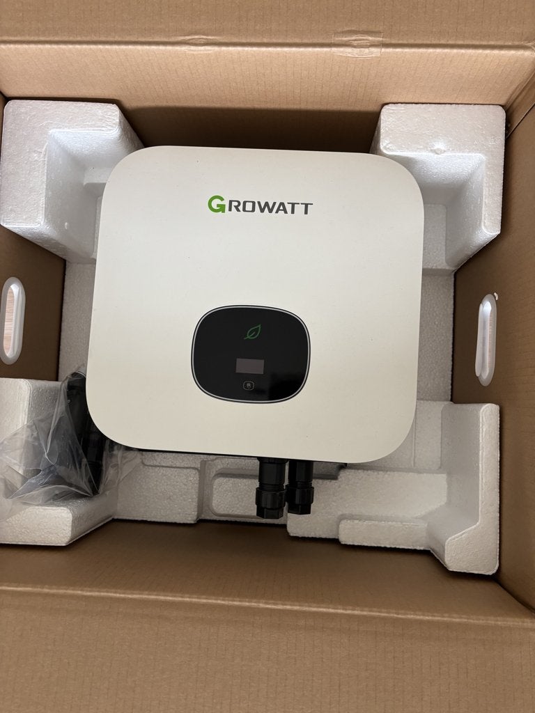 Growatt Min 5000TL-XH, Bricolage & Construction, Enlèvement, Comme neuf, Système complet, 200 watts-crêtes ou plus