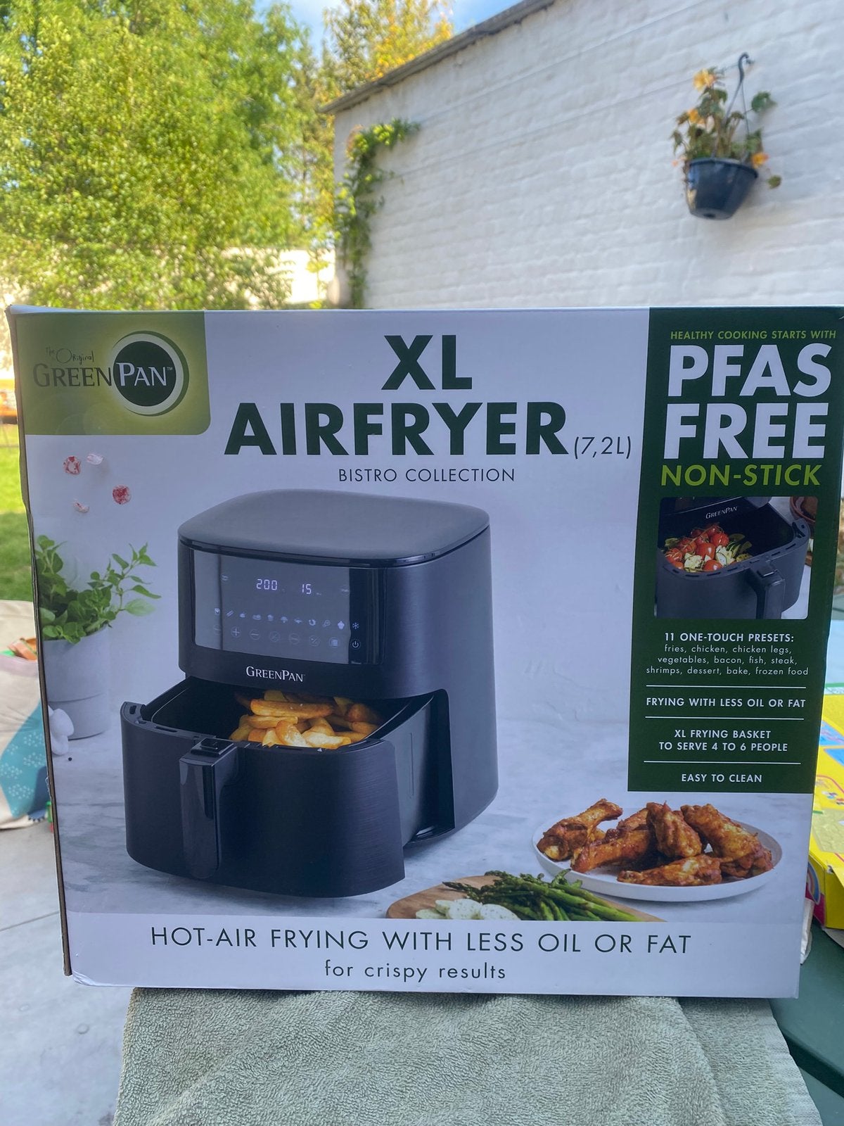 GreenPan Airfryer XL - NOUVEAU, Enlèvement ou Envoi, Neuf, Friteuse à air XL, 1500 grammes ou plus