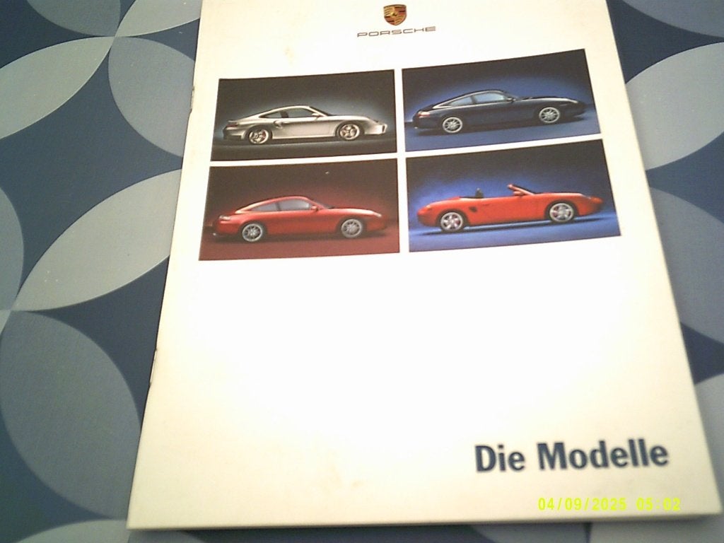 Porsche modellen boekje eind jaren 90., Porsche, Ophalen of Verzenden, Zo goed als nieuw, Porsche