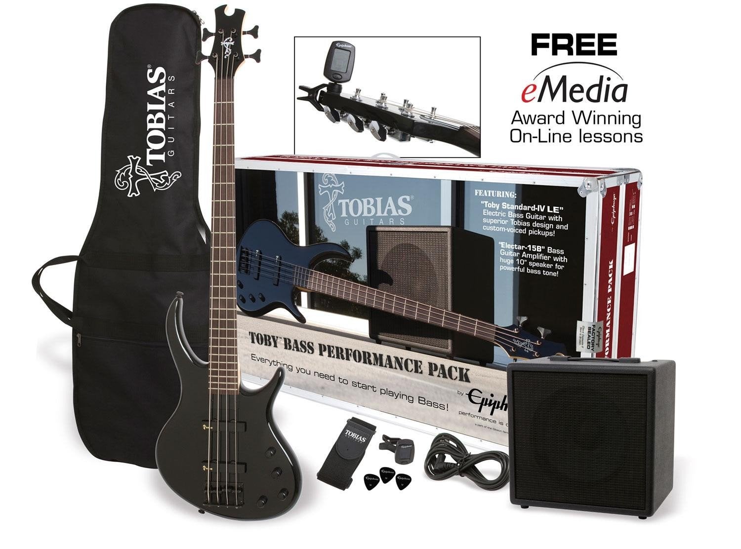 Toby by Tobias Epiphone basgitaar en versterker pakket, Enlèvement, Utilisé, Guitare basse électrique