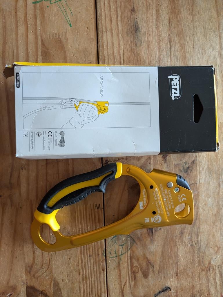 Petzl Ascension right-handed rope clamp, Sport en Fitness, Ophalen