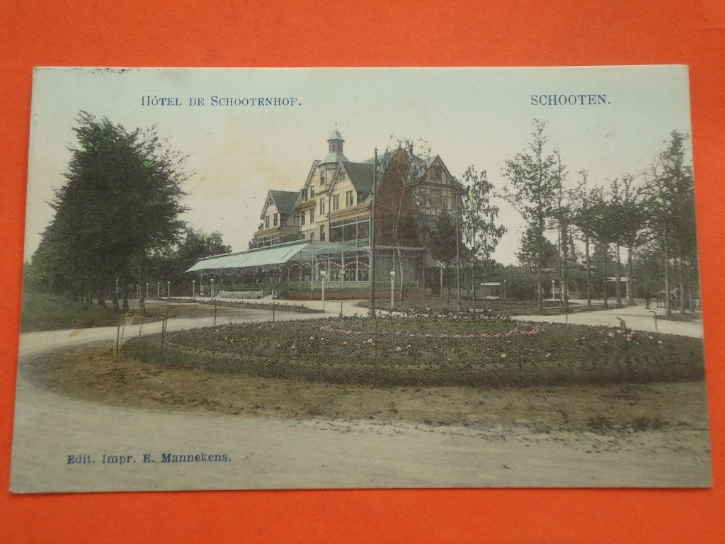 Schoten - Schooten Hôtel de Schootenhof, Ophalen of Verzenden, Voor 1920, Gelopen, Antwerpen