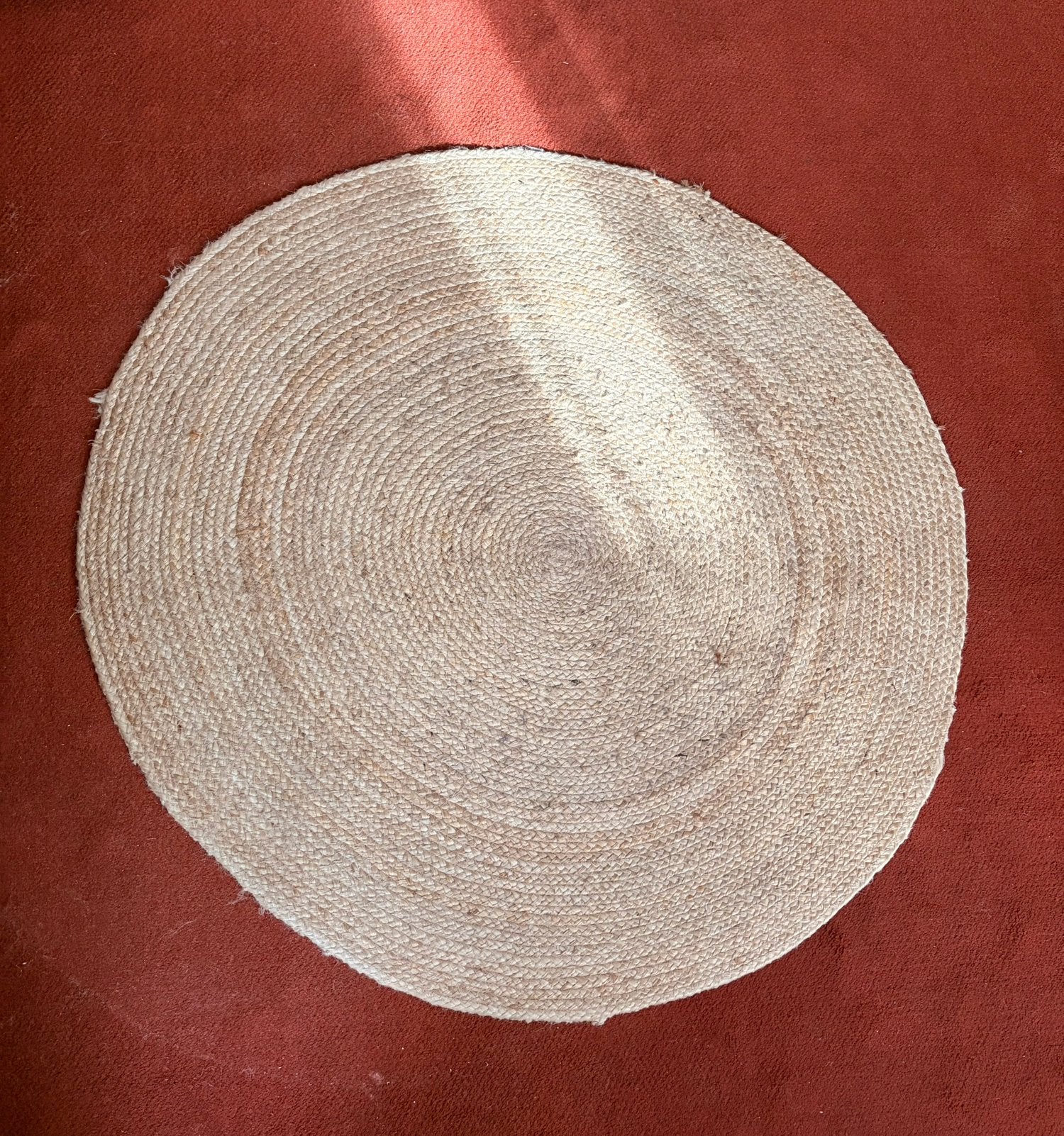 Tapis rond D110cm, Enlèvement, Comme neuf