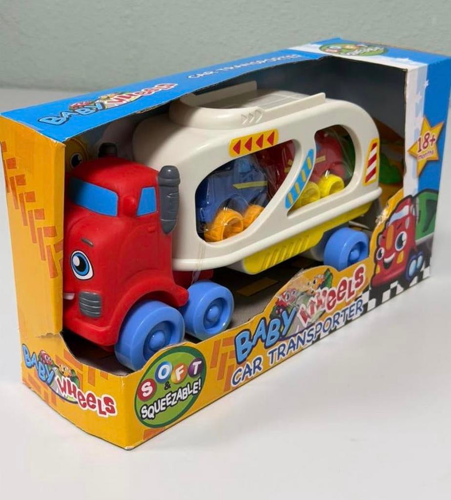 Baby Wheels autotransporter met 2 auto’s – Nieuw speelgoed, Ophalen of Verzenden, Nieuw, Auto