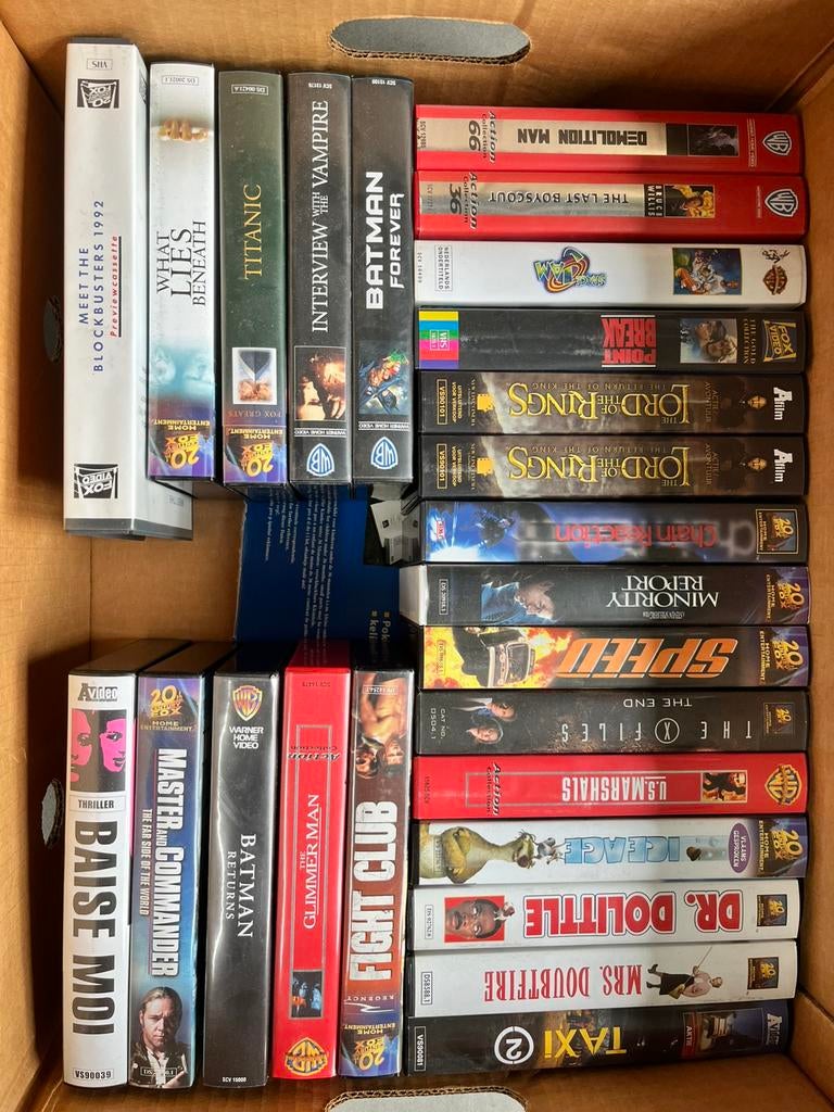 8 dozen videobanden, Ophalen, Gebruikt