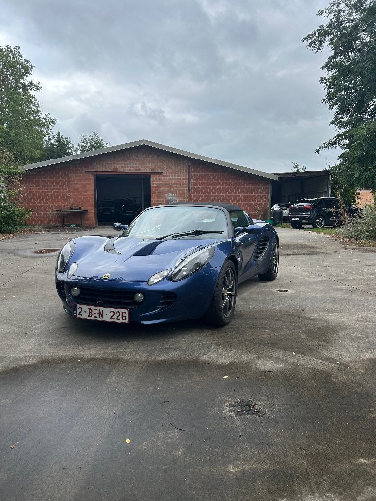 Lotus Elise S2 111S - lekt koelvloeistof, Auto's, Zwart, 4 cilinders, Cabriolet, Blauw