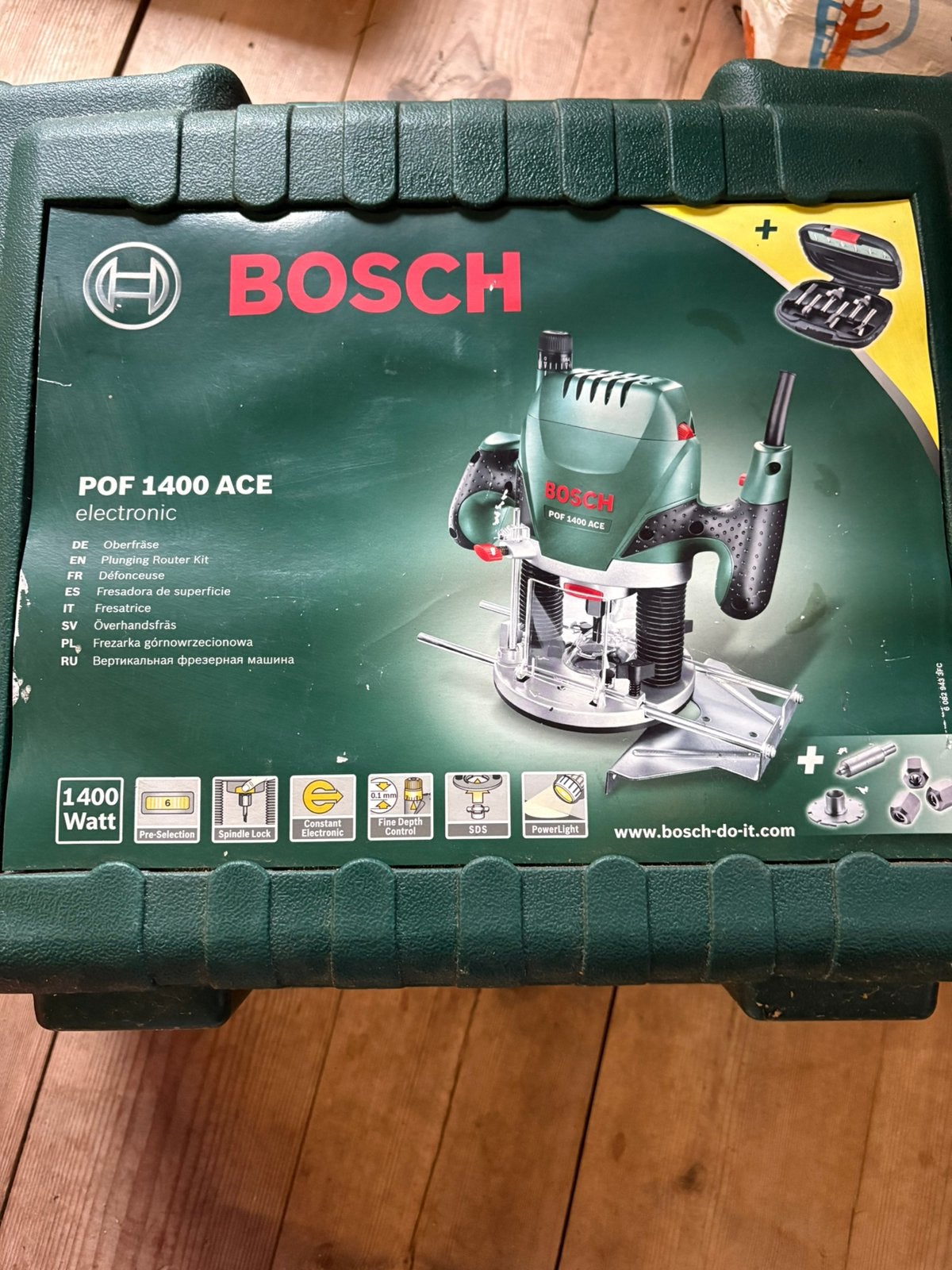 Bovenfrees Bosch, Doe-het-zelf en Bouw, Gereedschap | Freesmachines, Ophalen, Zo goed als nieuw, Bovenfrees