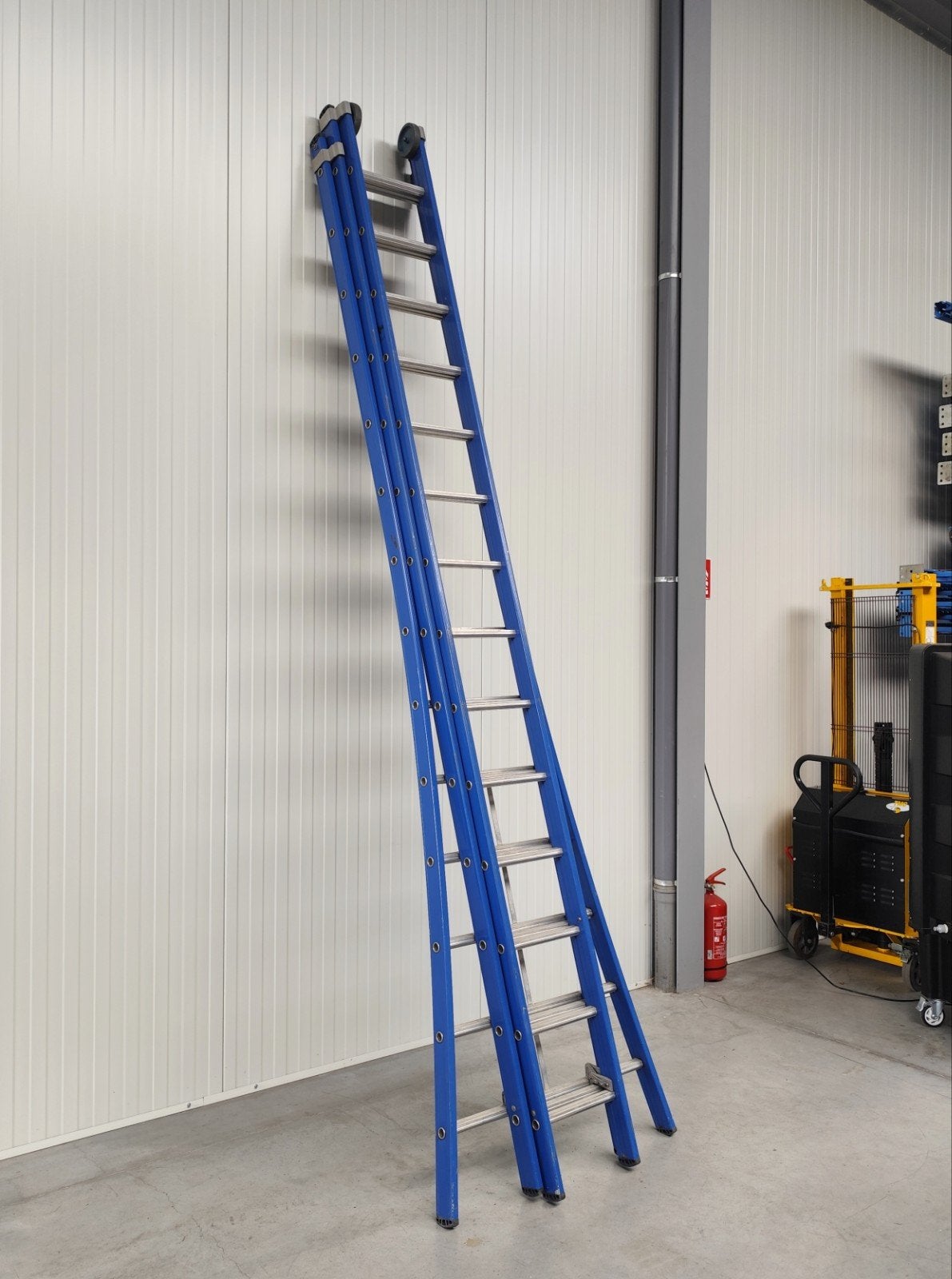 professionele ladder 3x14, Doe-het-zelf en Bouw, Ladders en Trappen, Ophalen, Ladder