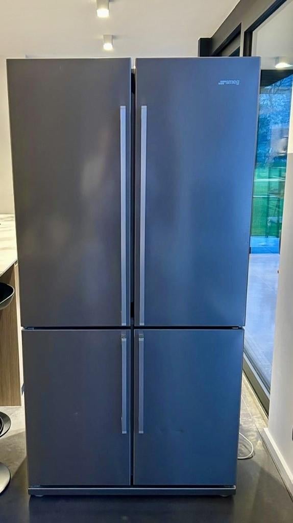 Frigo - congélateur Smeg 4 portes, Elektronische apparatuur, Koelkasten en IJskasten, Ophalen, Gebruikt, 200 liter of meer, 60 cm of meer