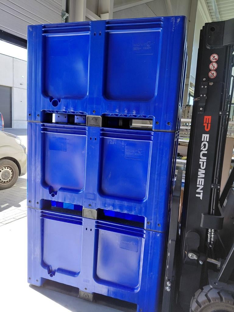 Palletboxen, Ophalen