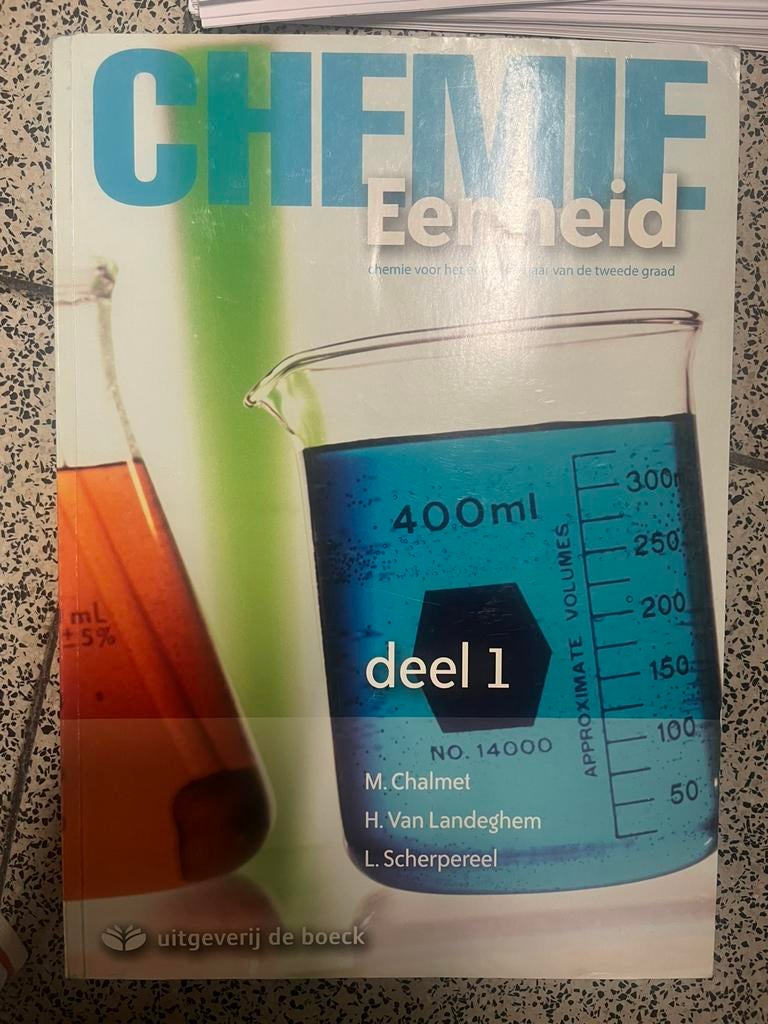 Boek Chemie 1-2de graad, Boeken, Ophalen