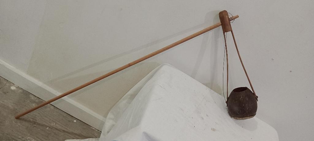 Instrument Éktara artisanal gopichand bois brut, Muziek en Instrumenten, Snaarinstrumenten | Overige, Ophalen of Verzenden, Gebruikt