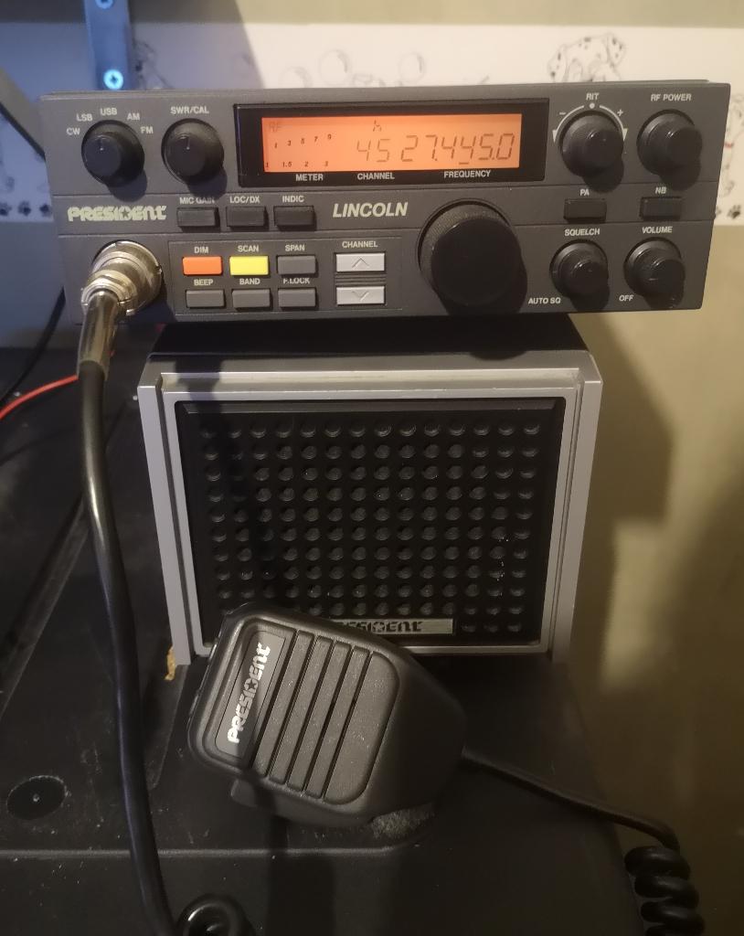 president lincoln 1, Telecommunicatie, Zenders en Ontvangers, Ophalen, Gebruikt