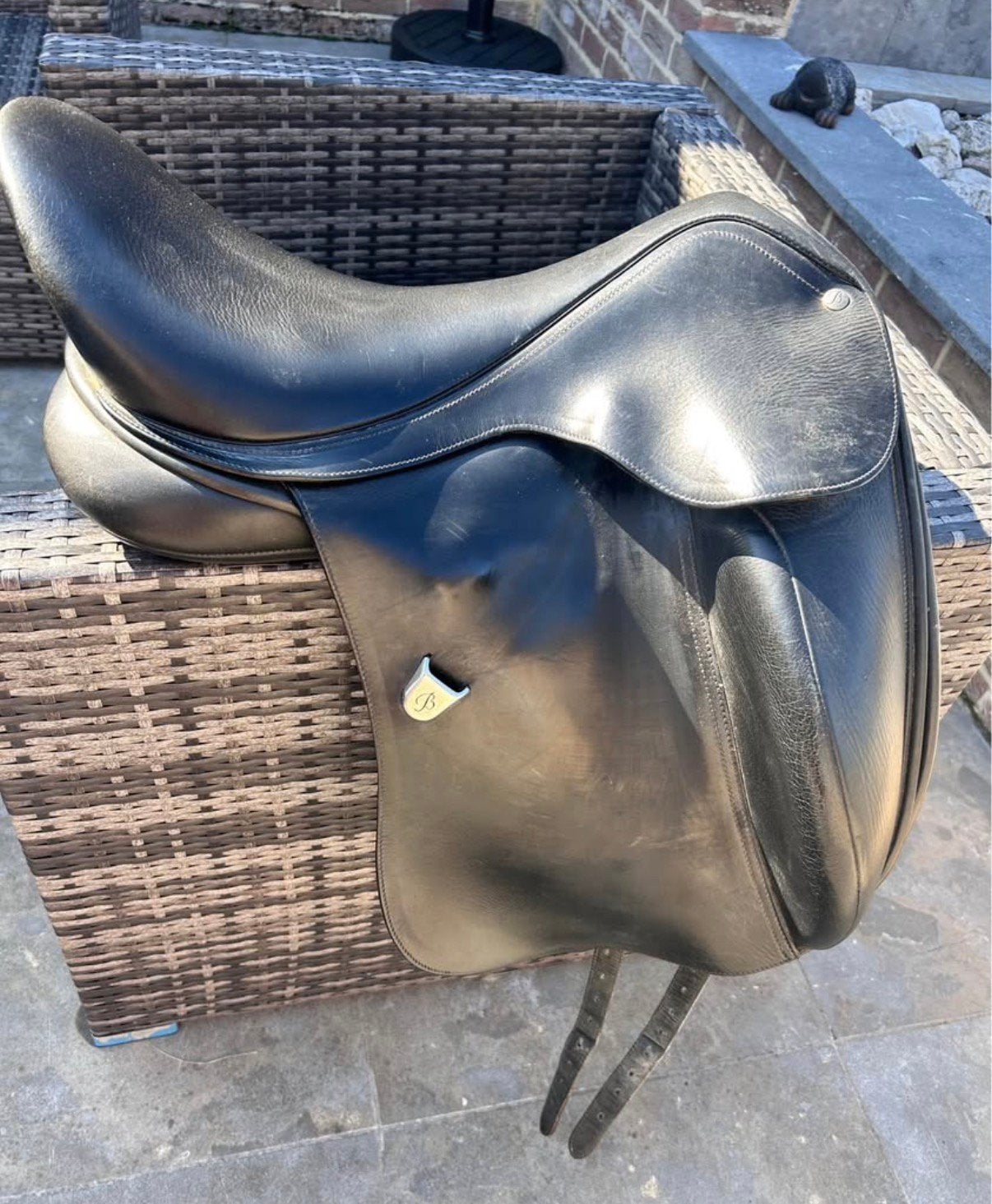 Bates dressuurzadel 17,5”, Dieren en Toebehoren, Ophalen of Verzenden, Bates