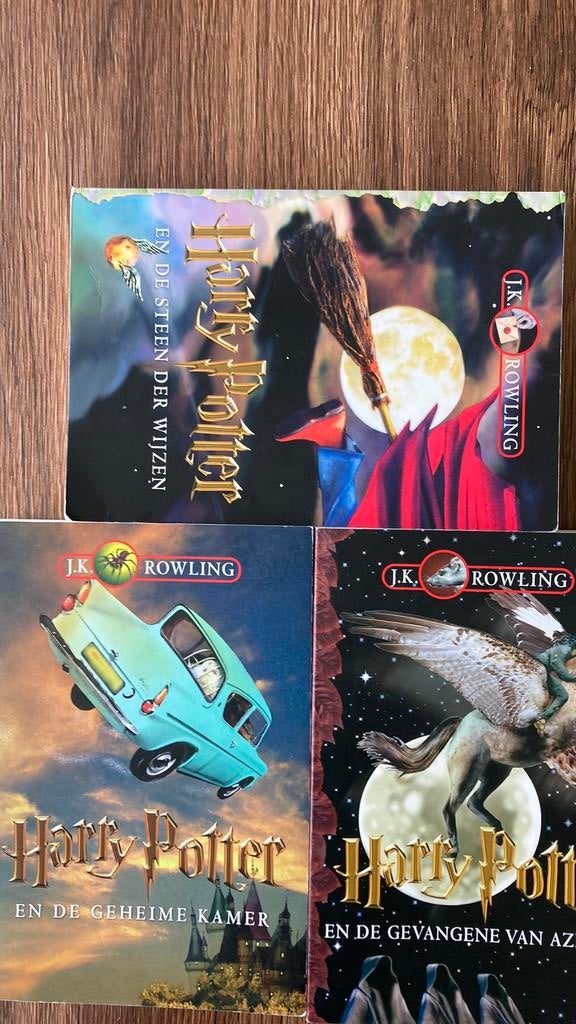 Harry potter boeken softcover deel 1 - 2 - 3 (€7 per stuk), Ophalen of Verzenden, Gelezen