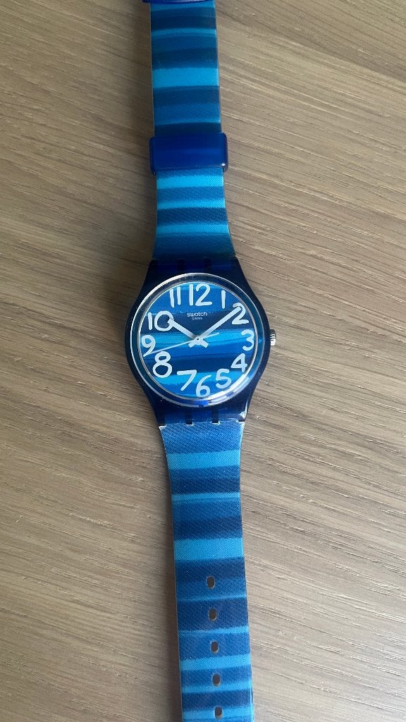 Swatch Gent LINAJOLA GN237 (2015) NIEUWSTAAT, Montre-bracelet, Swatch, Comme neuf, Synthétique