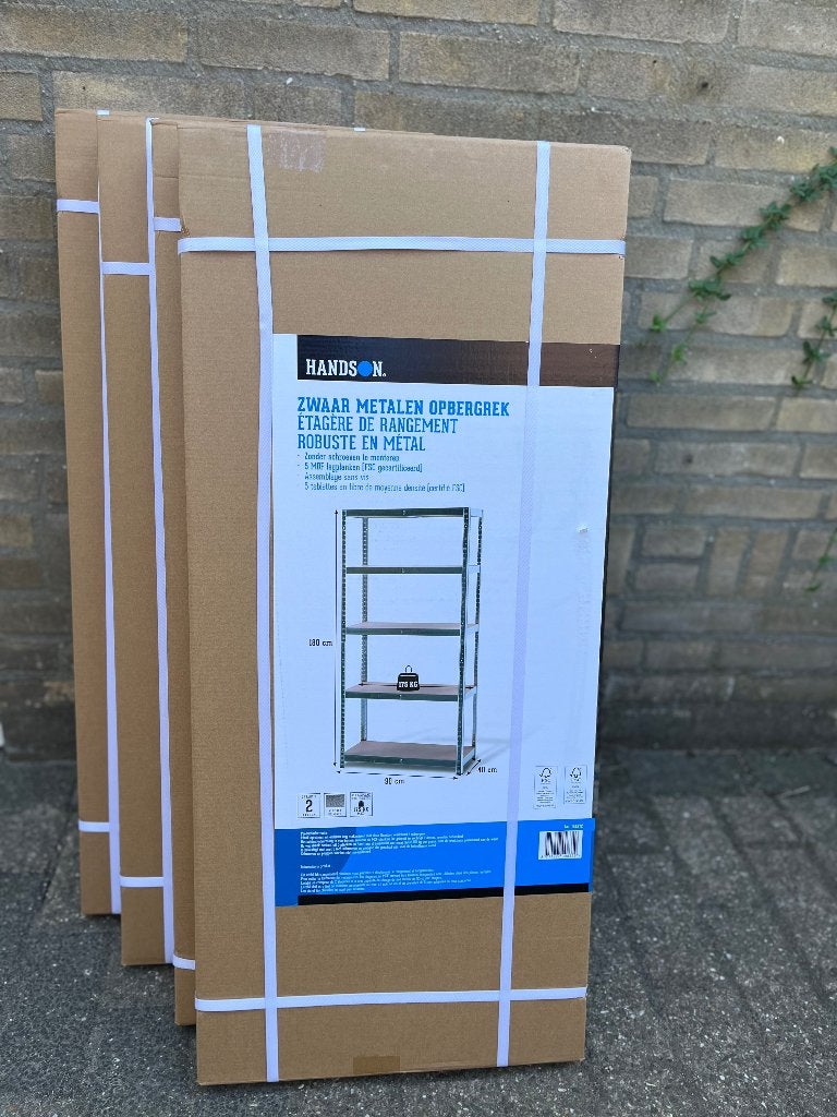 Handson zwaar metalen opbergrek - nieuw in doos, Ophalen, Nieuw