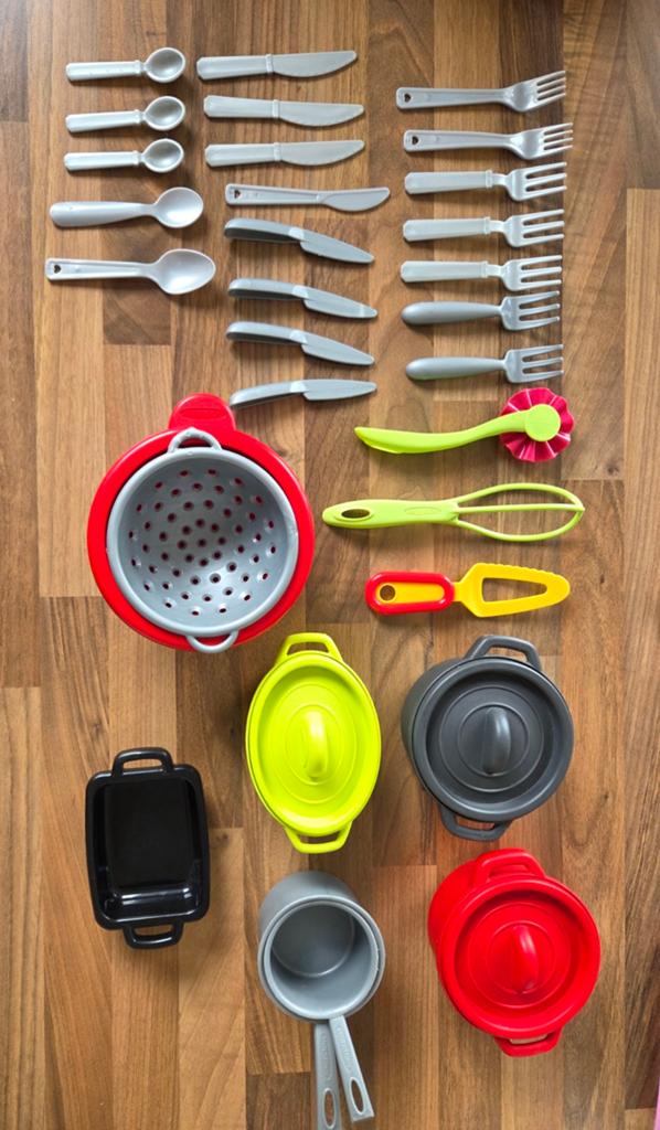 Lot speelgoedkeuken accessoires, Ophalen, Gebruikt, Kunststof, Speelkeuken-accessoire