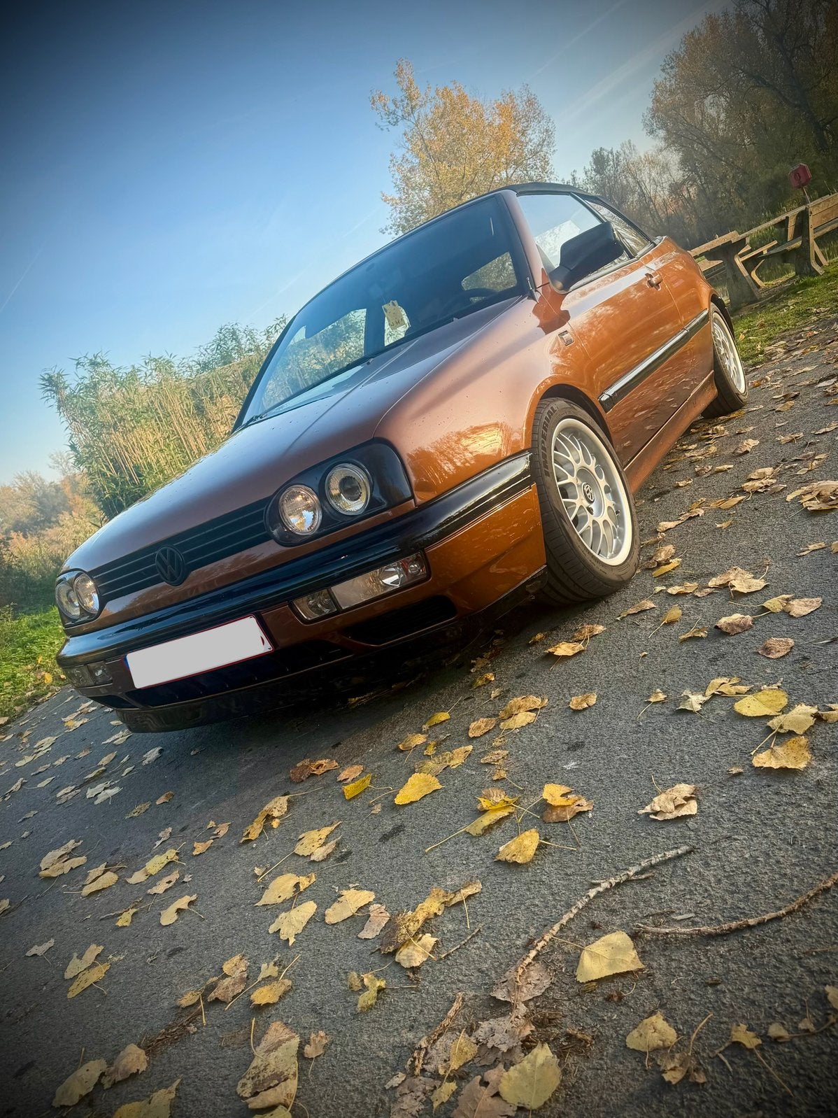Volkswagen Golf 1.8 Cabrio – 1994 – Unieke uitvoering, Auto's, Overige kleuren, Cabriolet, Leder en Stof, Overige kleuren