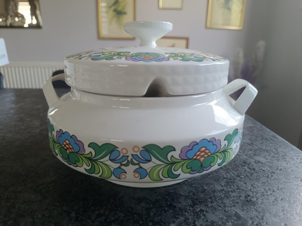 Ravissante soupière Pontesa vintage, Ophalen of Verzenden