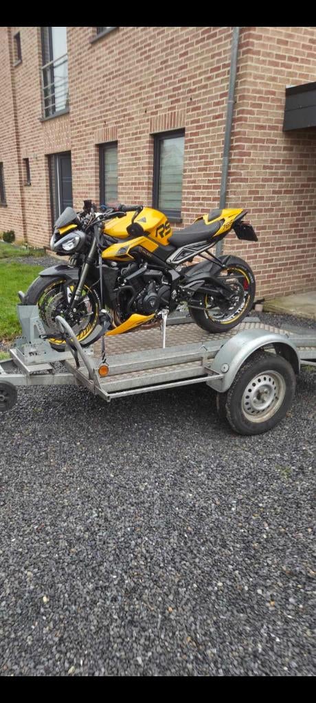 Remorque moto ou scooter ou quad Location, Ophalen, Zo goed als nieuw