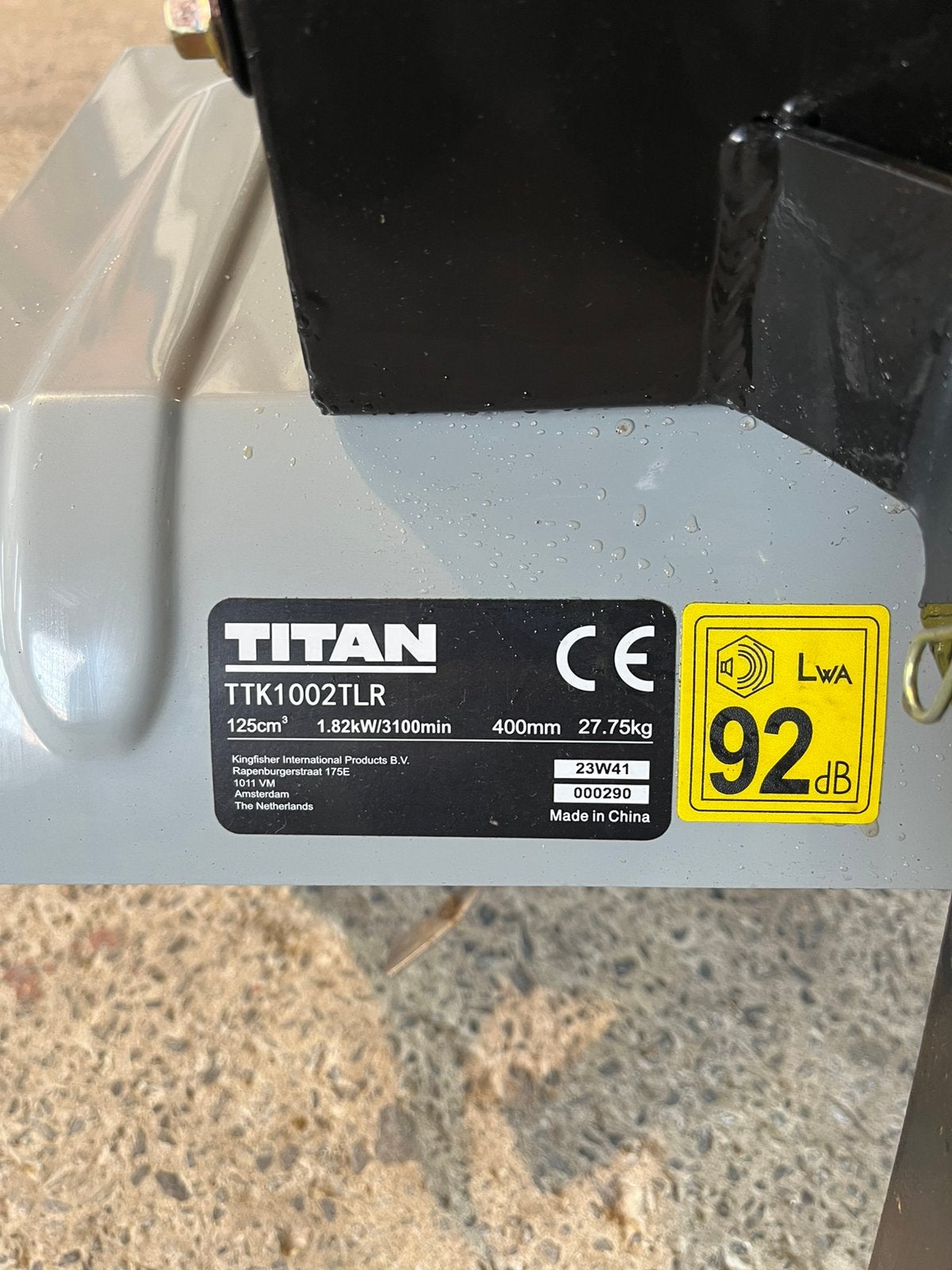 Motoculteur Titan, Enlèvement, Comme neuf