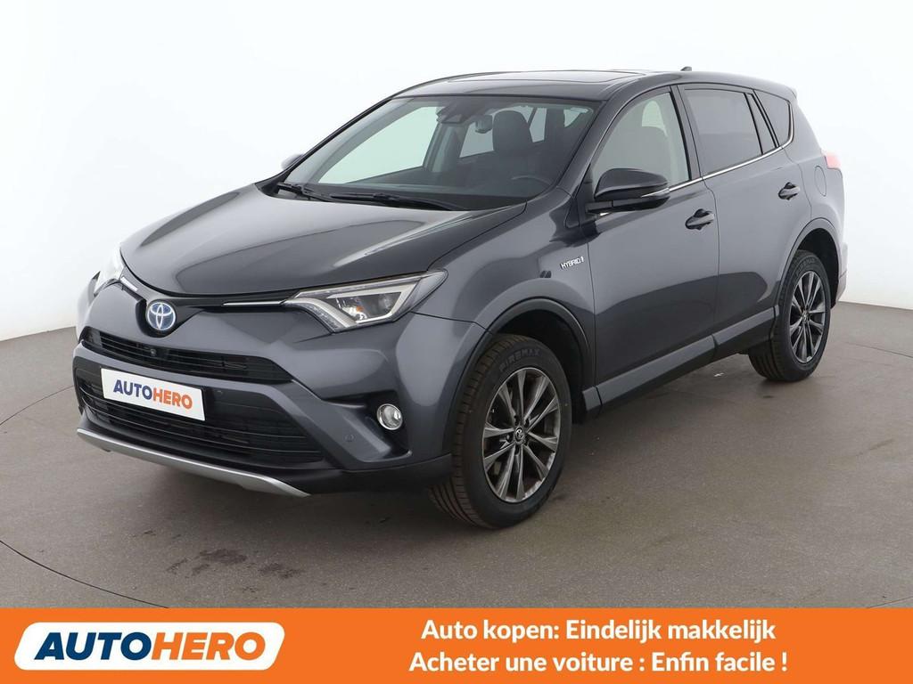 Toyota RAV4 2.5 Hybrid Executive (automatique), Autos, Cuir, 1795 kg, Noir, 5 portes