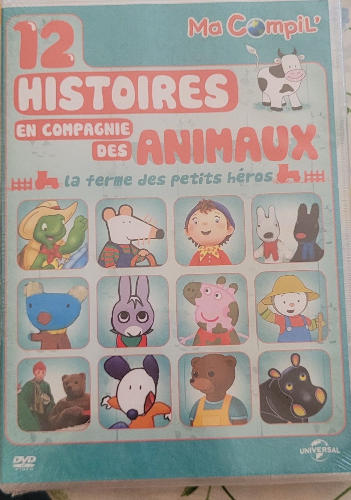 DVD 12 histoires en comparaison des animaux - Neuf, CD & DVD, DVD | Enfants & Jeunesse, Enlèvement ou Envoi, Tous les âges, Comprend un DVD