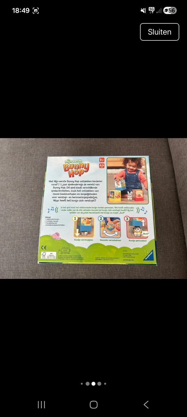 mijn eerste bunny hop, Hobby en Vrije tijd, Ophalen
