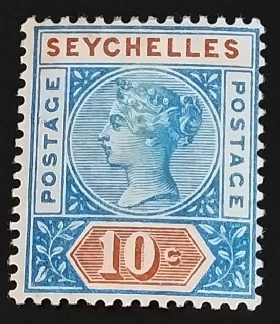 Seychellen 1890 - Koningin Victoria - type I *, Verzenden, Overige landen, Postfris