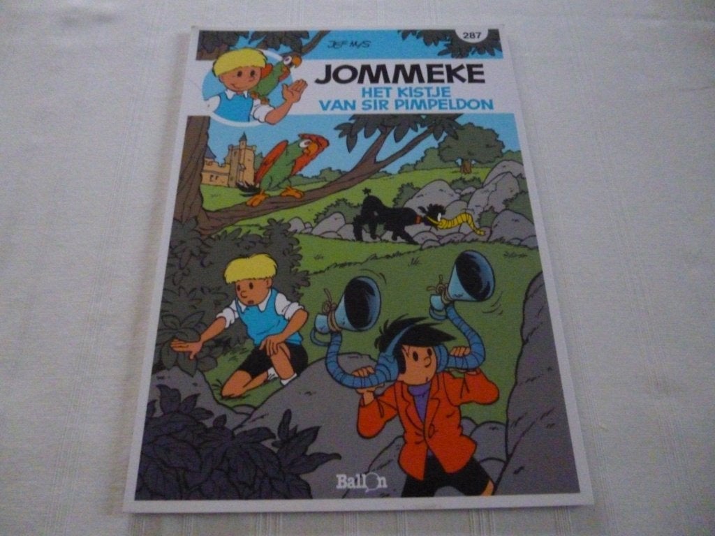 jommeke strips blauwe achterkant, Ophalen of Verzenden, Zo goed als nieuw