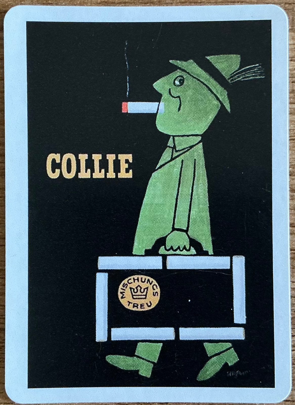 CIGARETTE COLLIE EN SOIE, Enlèvement ou Envoi, Comme neuf, Carte(s) à jouer