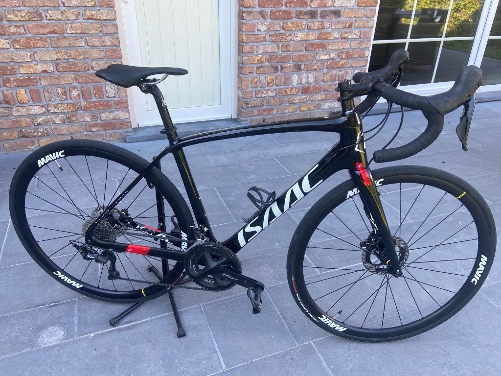 Isaac Vitron disc Carbon Racefiets, Fietsen en Brommers, Fietsen | Racefietsen, Zo goed als nieuw, Overige merken, Meer dan 20 versnellingen