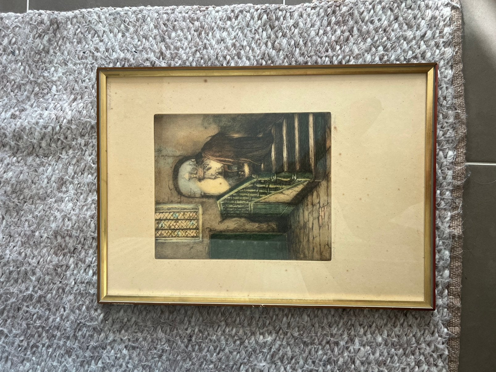 Majestueuze traphal, Enlèvement ou Envoi, Impressionniste, Avec passe-partout