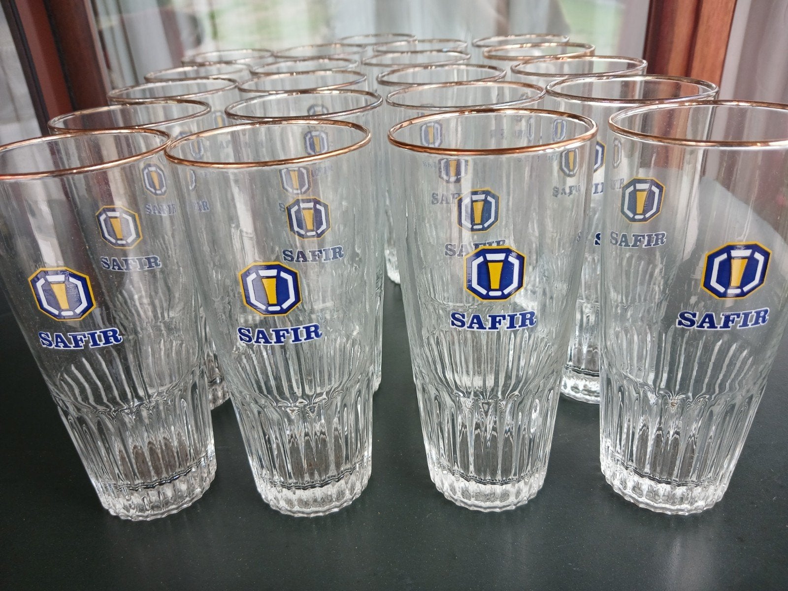 20 pils glazen SAFIR, Enlèvement