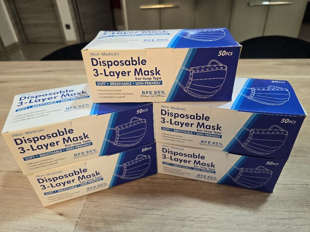 MASQUES CHIRURGICAUX 50 PCS, Enlèvement, Neuf