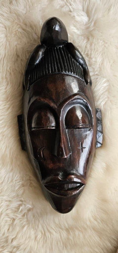 ritueel houten masker, zgst, Ophalen