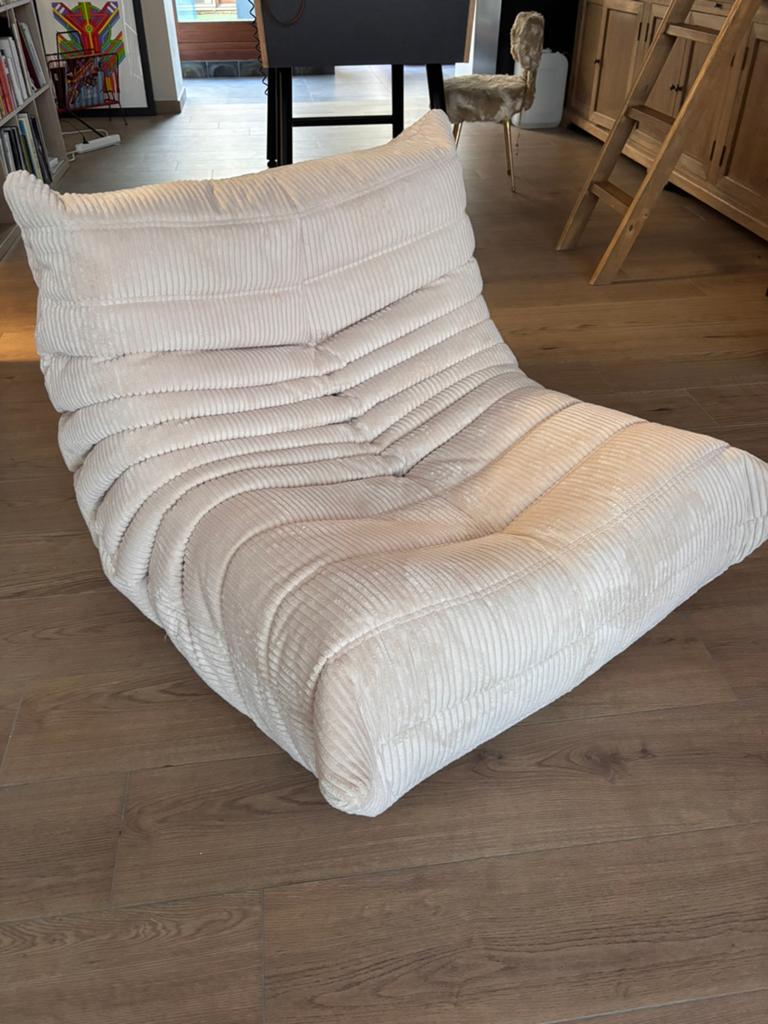 Chauffeuse togo ligne Roset, Maison & Meubles, Canapés | Sofas & Chaises Longues, Enlèvement, Comme neuf