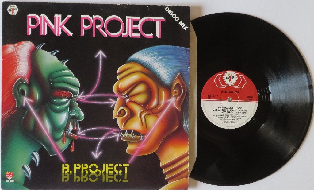 Pink Project - B-Project. maxi, Cd's en Dvd's, Vinyl | Dance en House, Gebruikt, Disco, EP, 12 inch