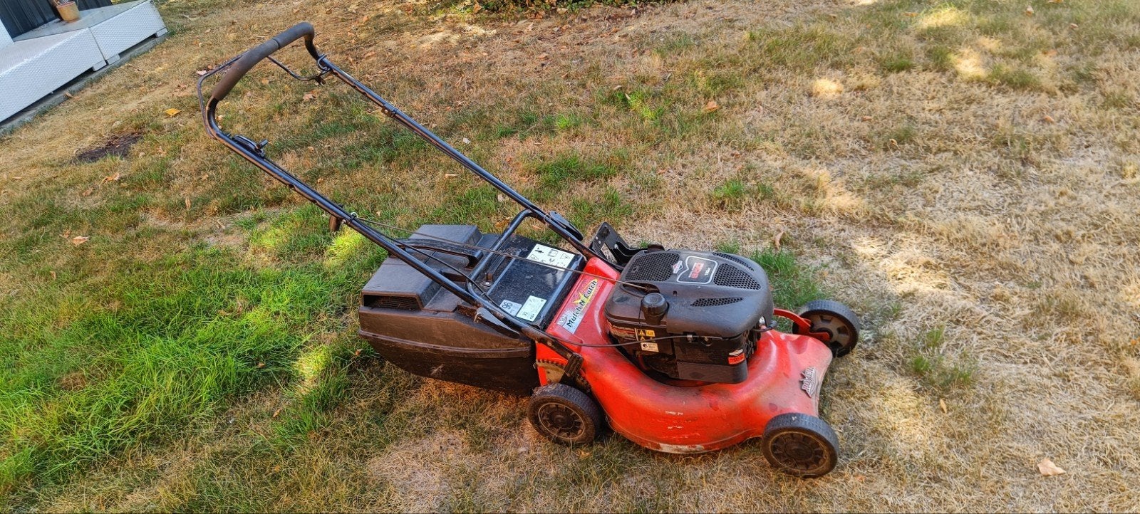 Rover mulcher maaier, Tuin en Terras, Ophalen, Cirkelmaaier, Mulchfunctie, Benzine-grasmaaier