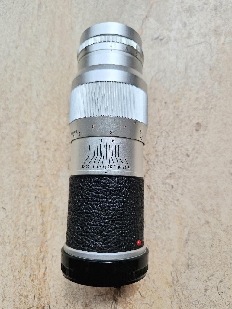 Leica Leitz Wetzlar Hektor 135mm f4.5 Chroom M-houder, Audio, Tv en Foto, Foto | Lenzen en Objectieven, Ophalen of Verzenden, Gebruikt