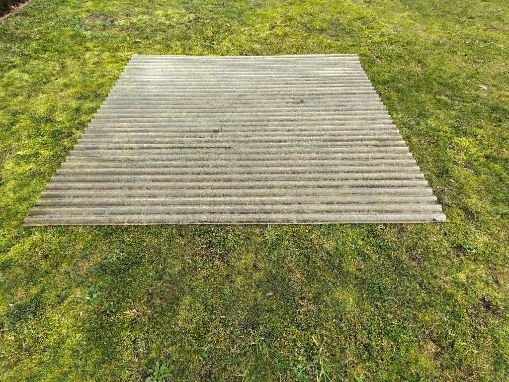 Golfplaat plastiek, Doe-het-zelf en Bouw, Dakpannen en Dakbedekking, Ophalen, Kunststof, Gebruikt, Overige kleuren